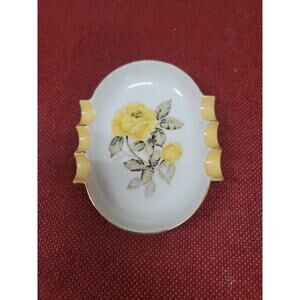 Cotillion Yellow Rose Fine China By Japan - Finger Bowl ? Ashtray? Spoon REST